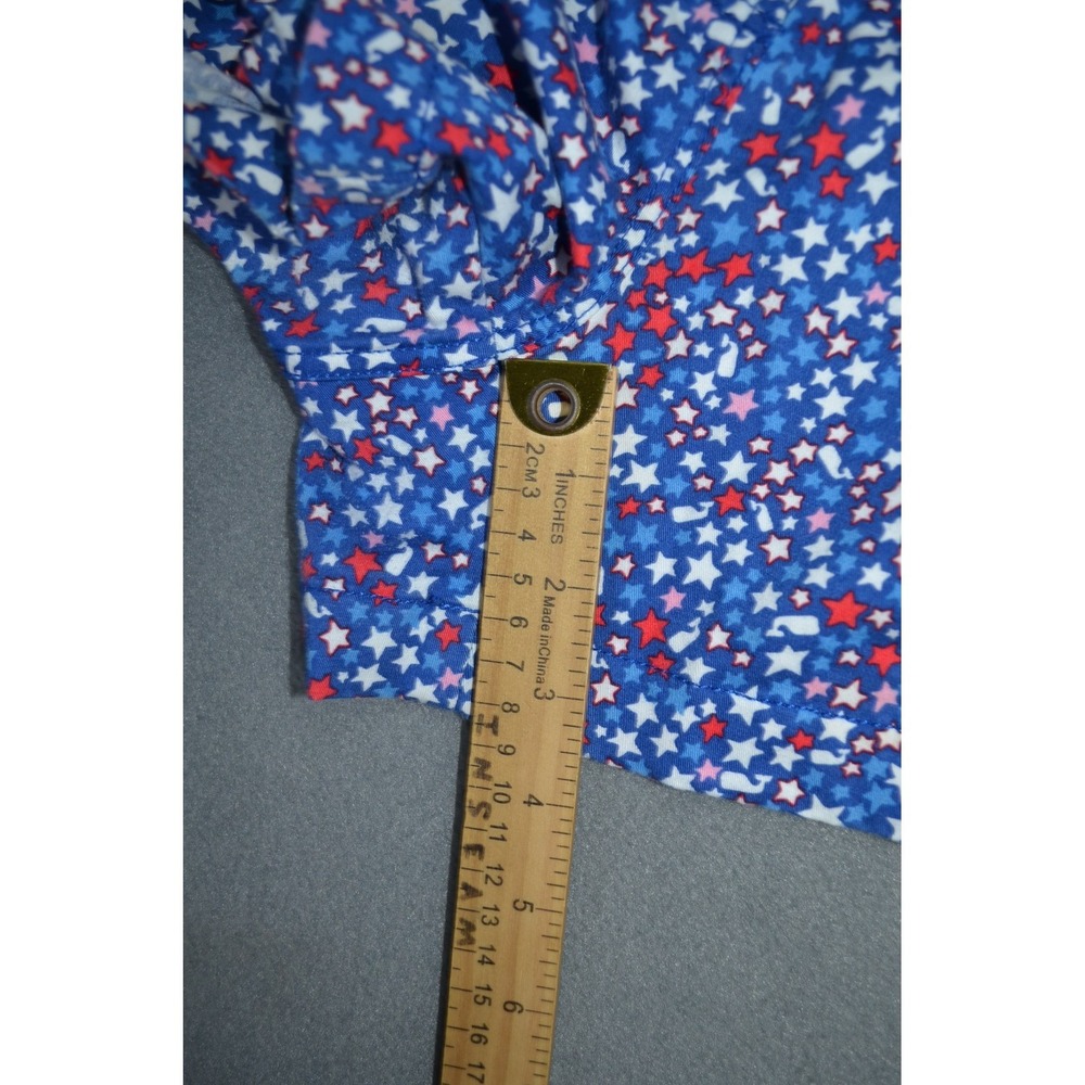 Vineyard Vines Red White Blue Stars & Whales Patriotic Women's Shorts 12 - Picture 4 of 7